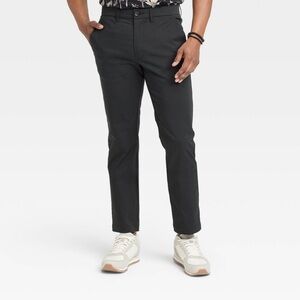 NWT Men's Slim Fit Tech
Chino Pants -
Goodfellow & Co
Black 38x30